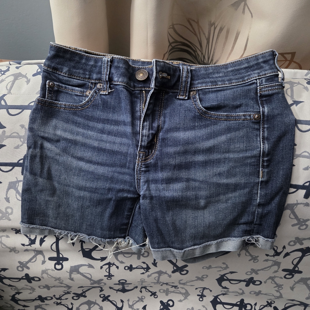 American Eagle Outfitters Dark Blue Jean Shorts